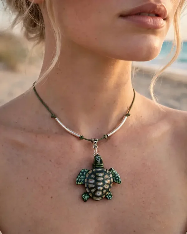 Amuleto, colgante tortuga