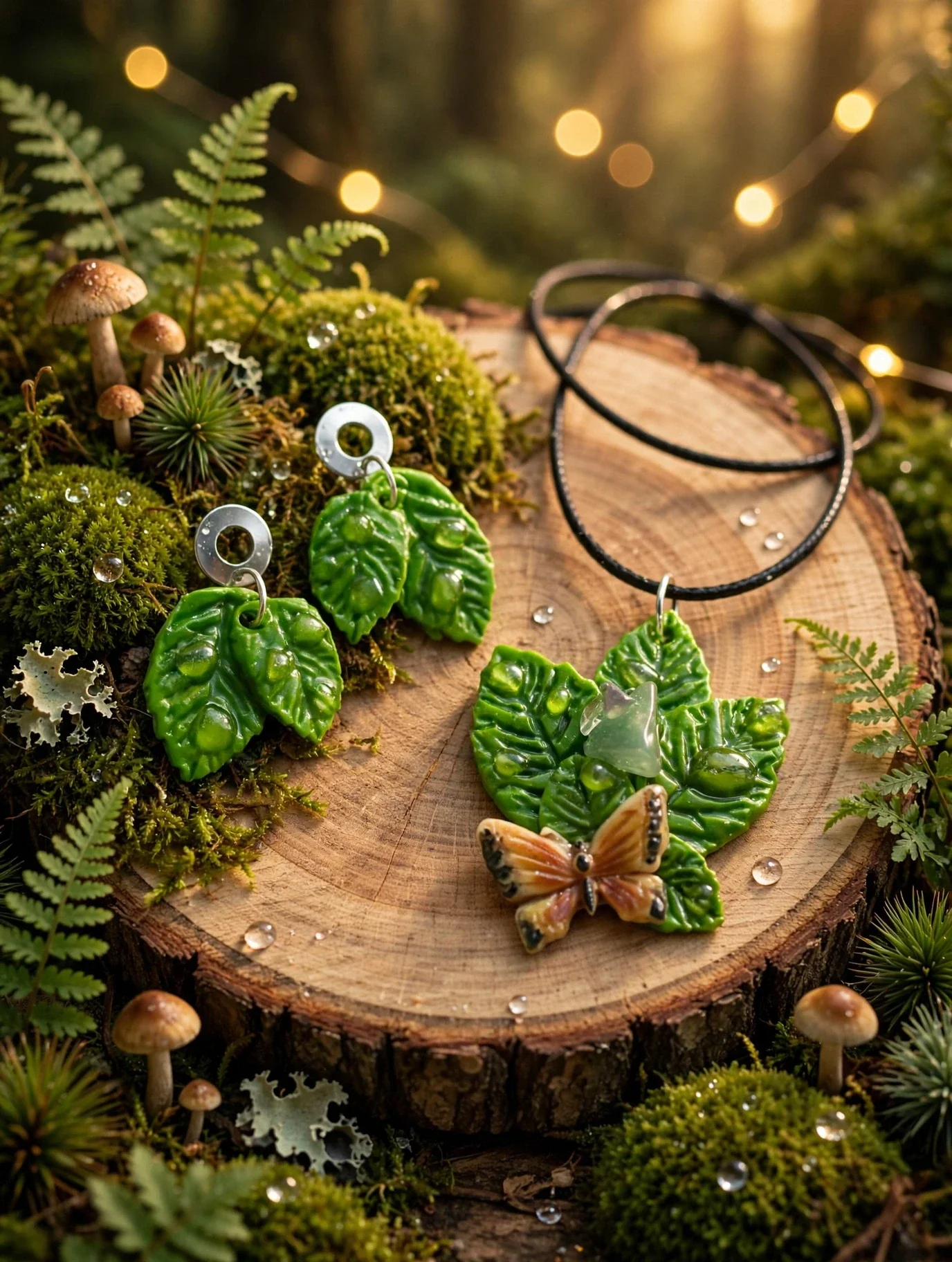 Conjunto hoja mariposa