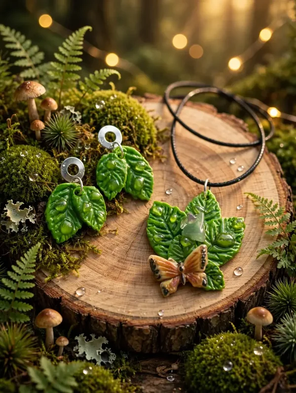 Conjunto hoja mariposa