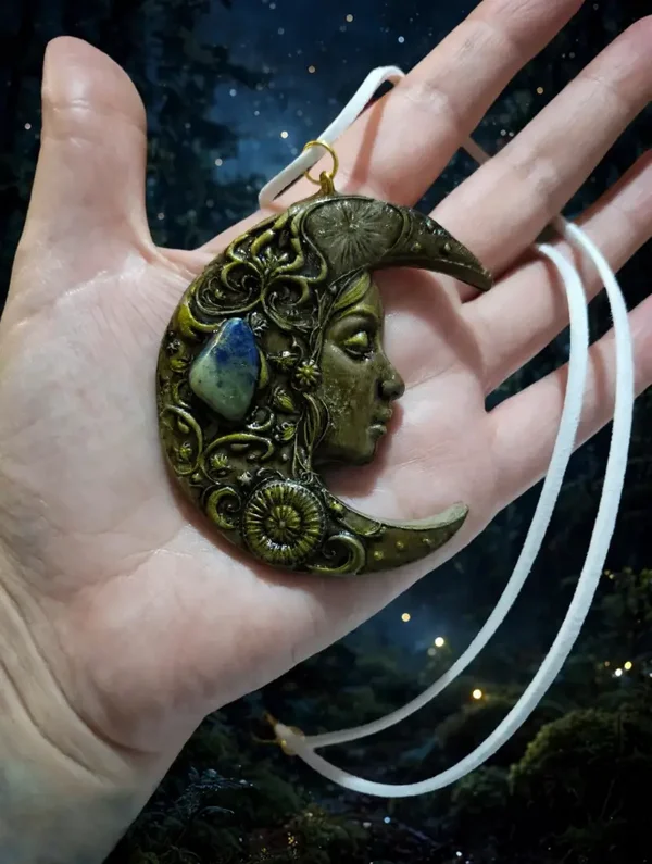 Colgante Selene dorada