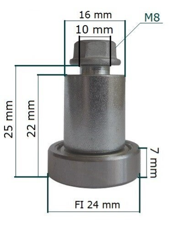Rollager schuifdaken 24x7  VS24/7-32