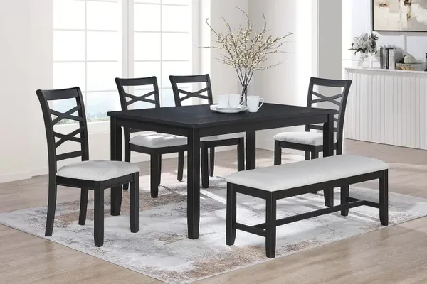 Charcoal Dining Set – 6 Piece