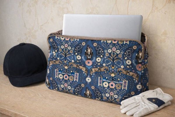 Laptop sleeve : Paard en ruiter, springen tot 15"