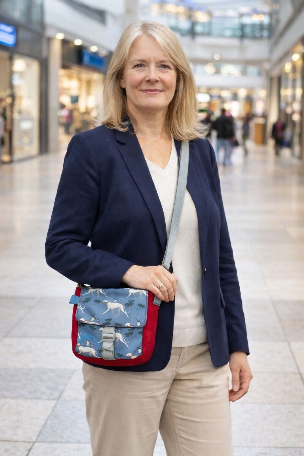 Kleine Postbode tas:  Galgo's