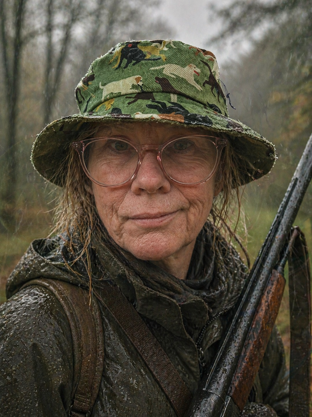 Buckethat : Labrador trio