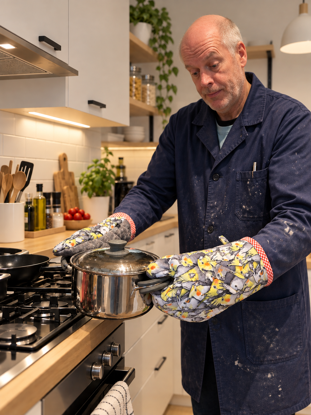 Ovenwanten : Valkparkiet