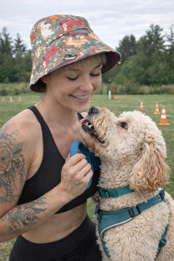 Buckethat : Labradoodle & dollars