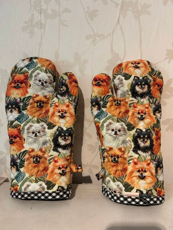 Ovenhandschoenen : Pomeriaan 3 kleuren