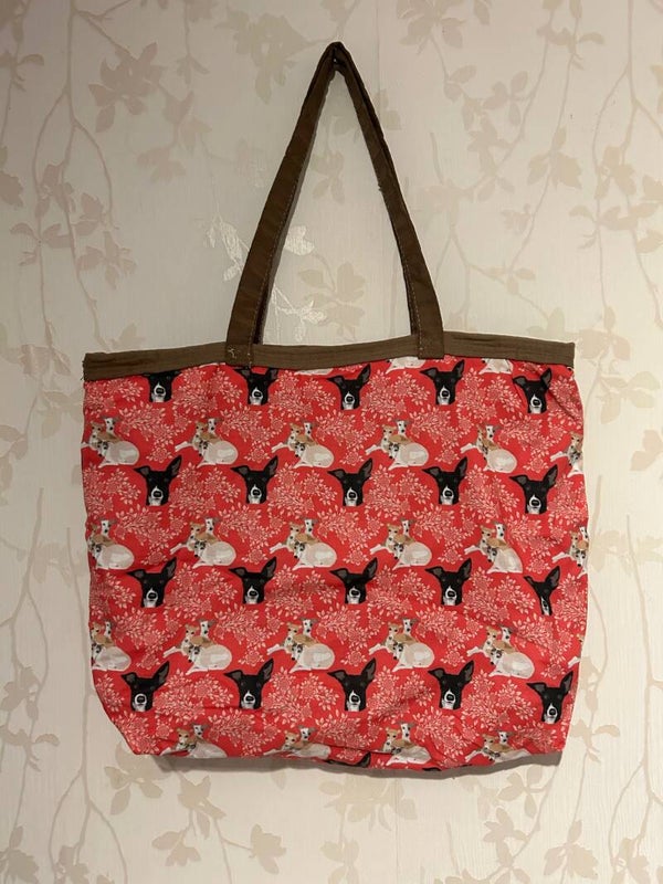 Boodschappentas : Italiaans Windhondje op een kluitje