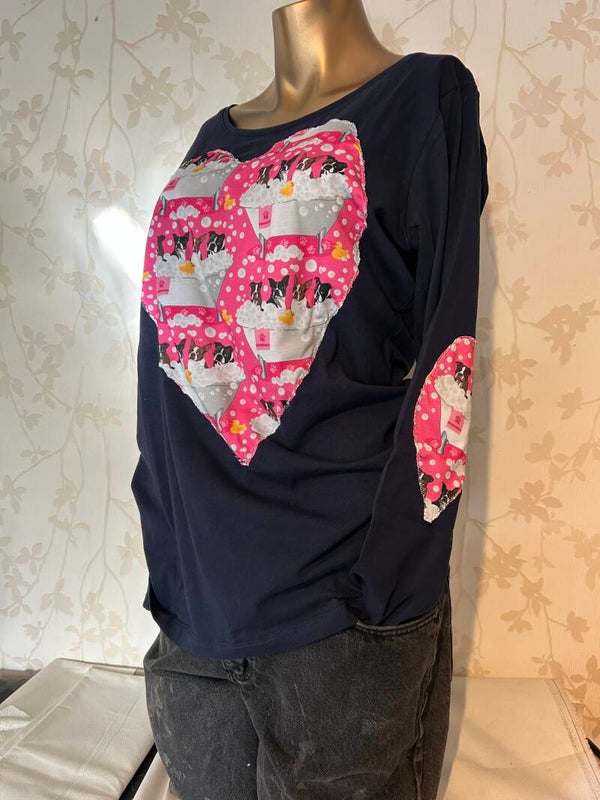 T-Shirt lange mouwen : Pitbull in bad