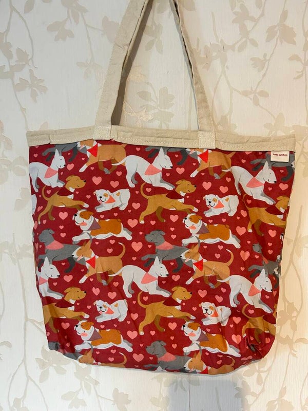 Boodschappentas :  Bullterriers en Engelse Bulldog