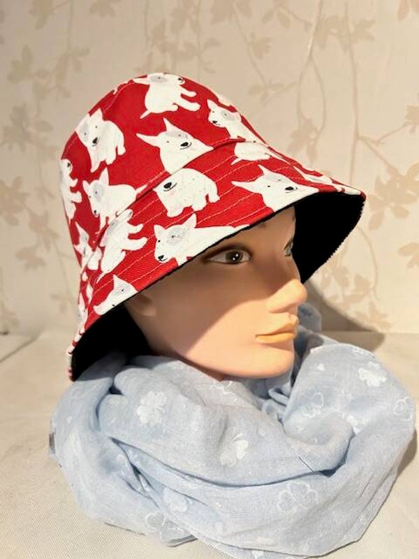 Buckethat : Engelse Bullterrier cartoon