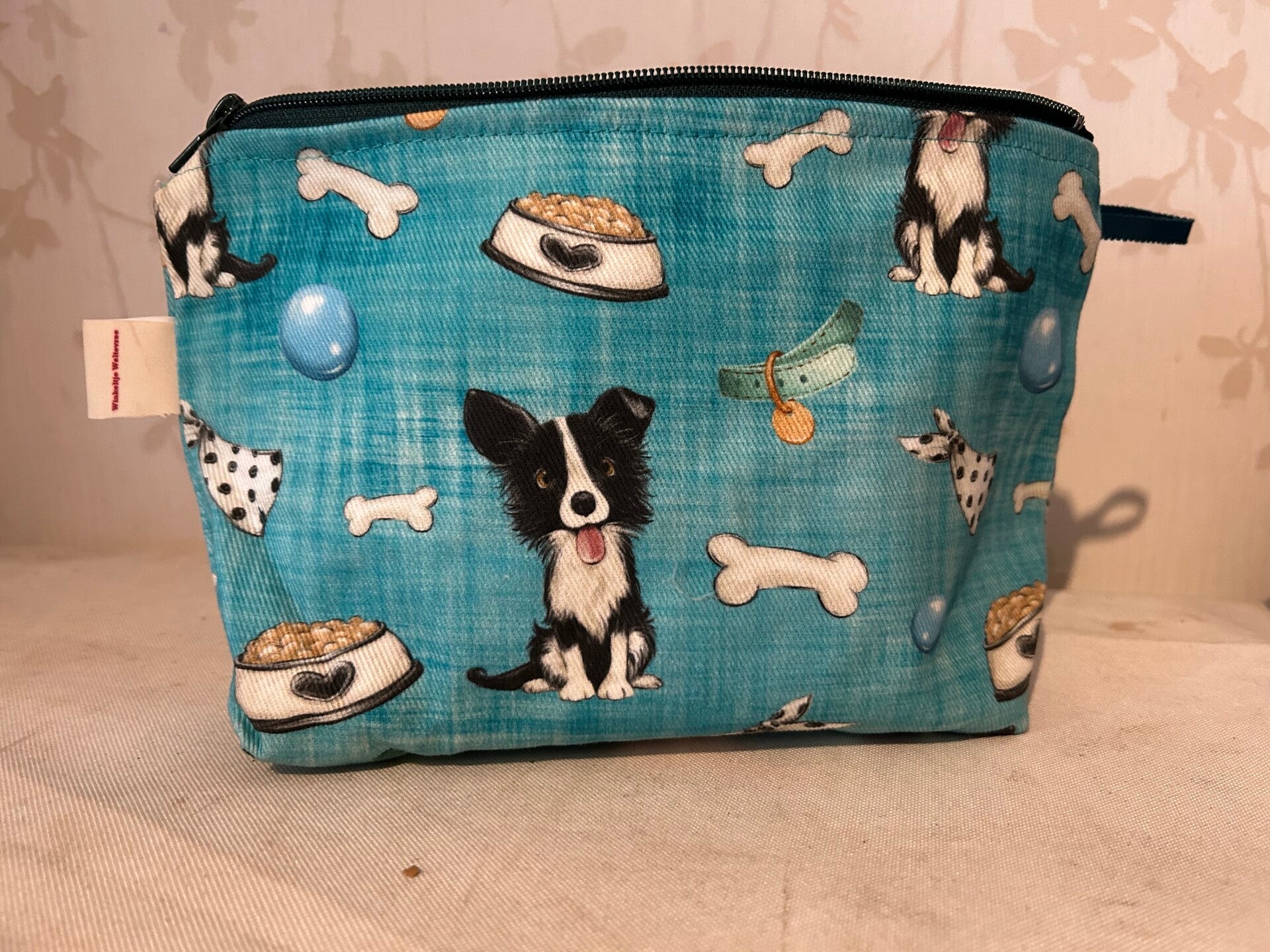 Etui : border Collie cartoon