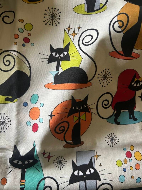 Boodschappentas : katten retro