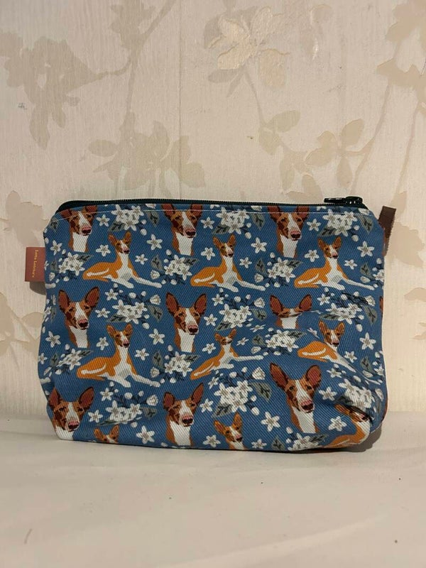 Etui : Podenco en bloemen