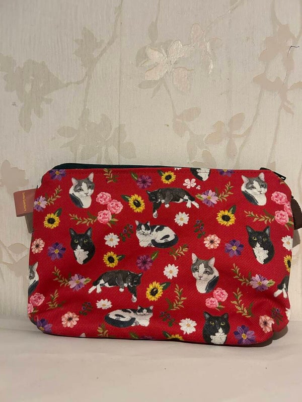 Etui : Katten in veldbloemen