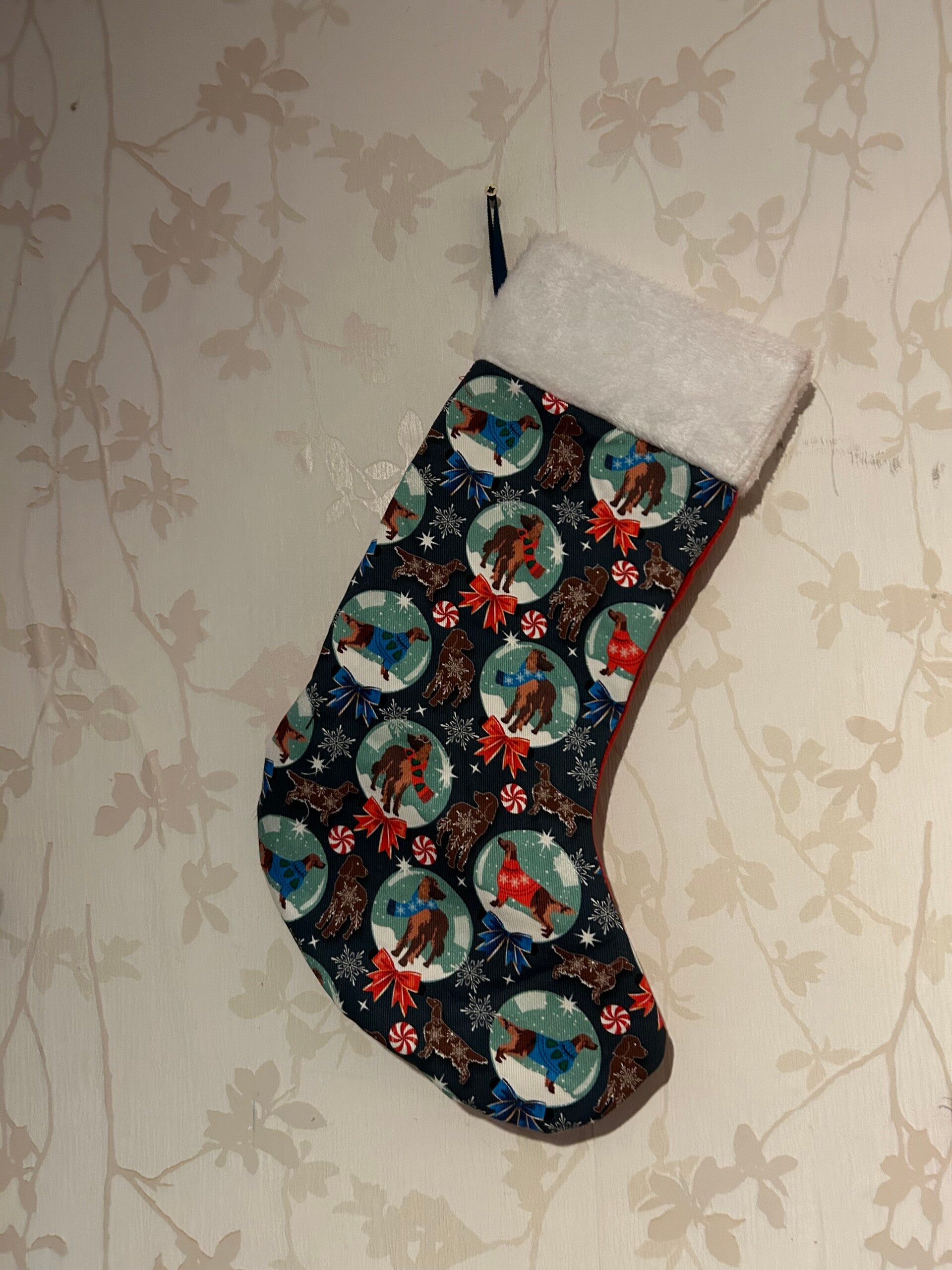 Kerstsok Groot : Ierse Setter