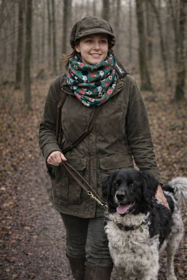 Shawl zonder eindjes : Friese Stabij Bloemen