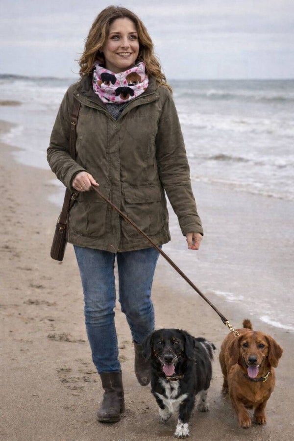 Shawl zonder eindjes : Teckels