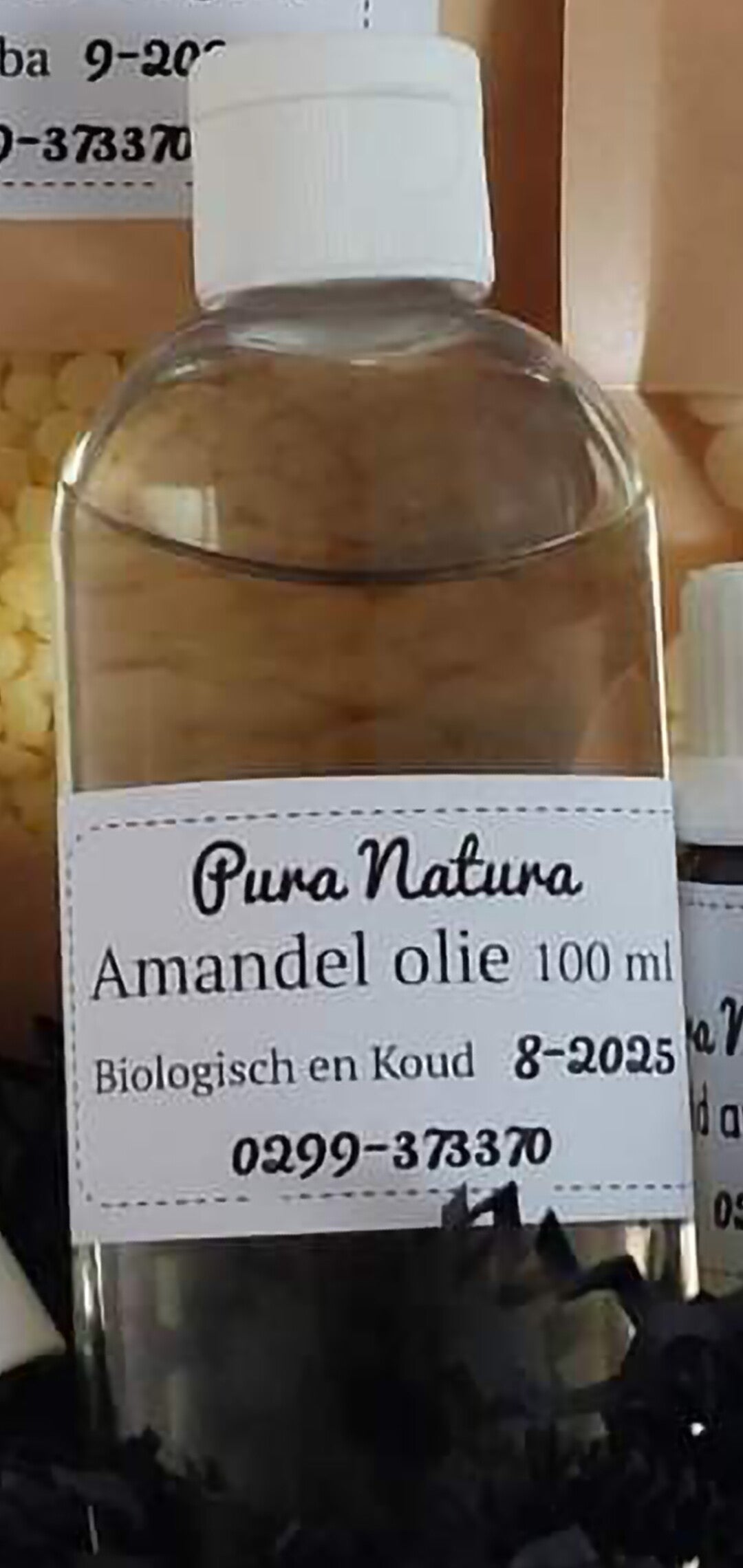 Amandelolie 100 ml Biologisch koudgeperst
