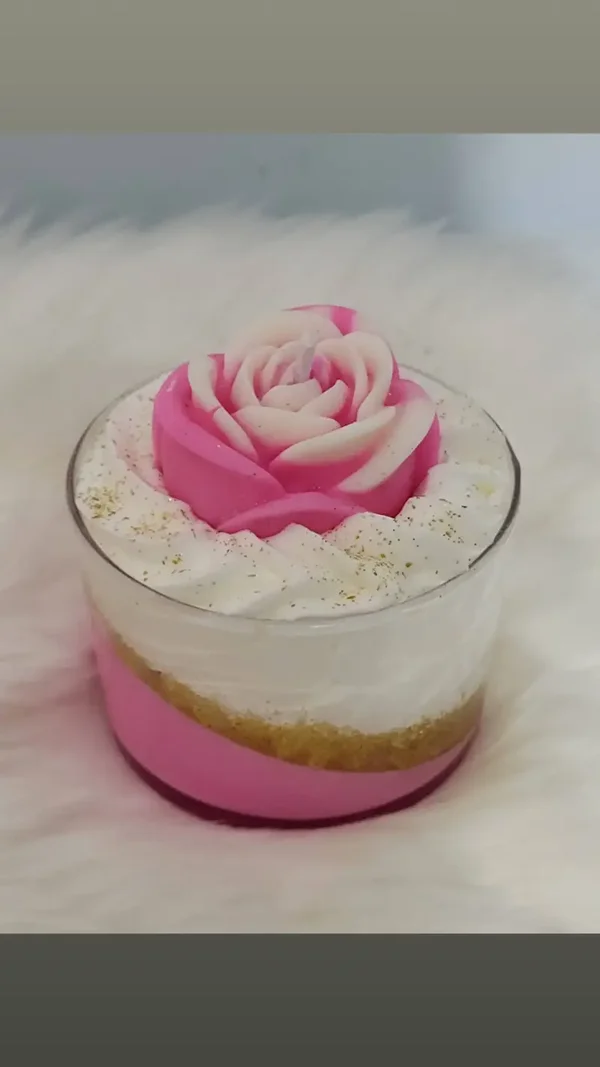 BOUGIE GOURMANDE ROSE ANCIENNE