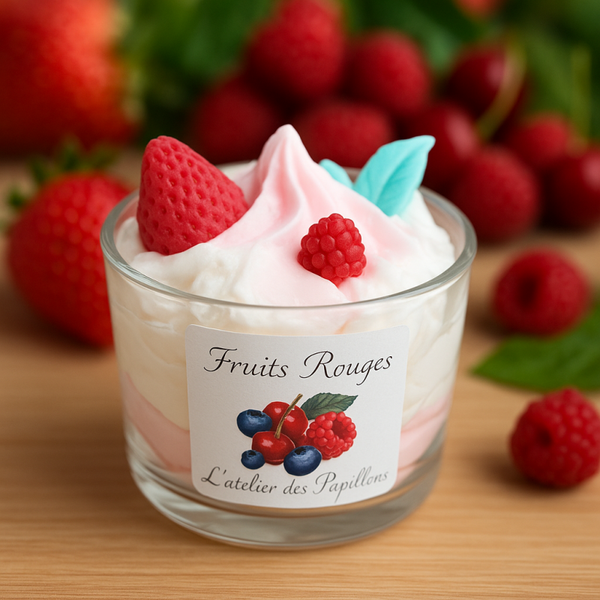 BOUGIE GOURMANDE | Fruits rouges