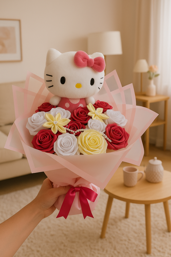 Bouquet Hello Kitty ( Avec led)