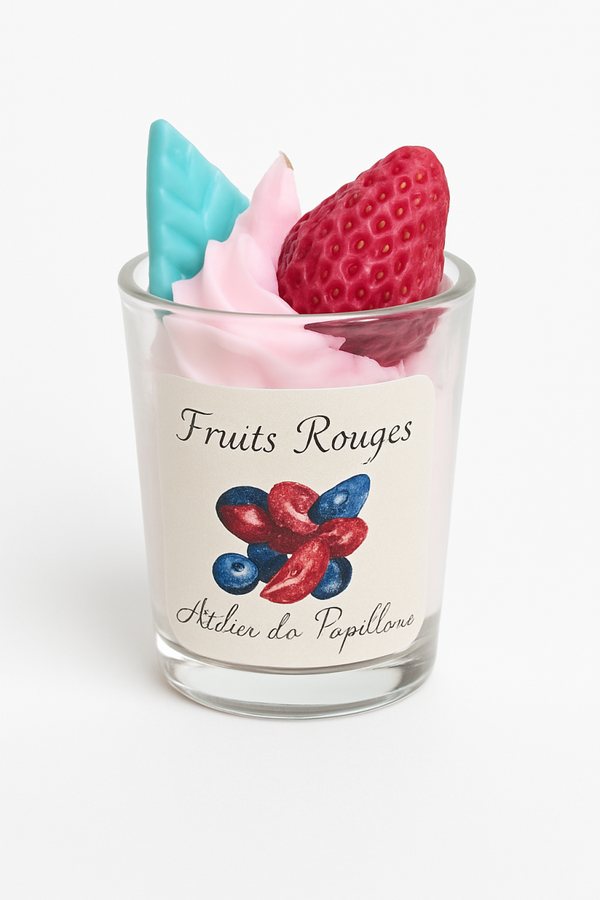 MINI BOUGIE  FRUITS ROUGE