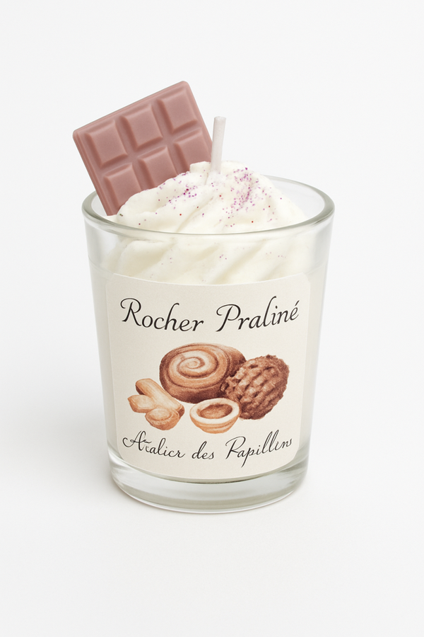 MINI BOUGIE ROCHER PRALINÉ