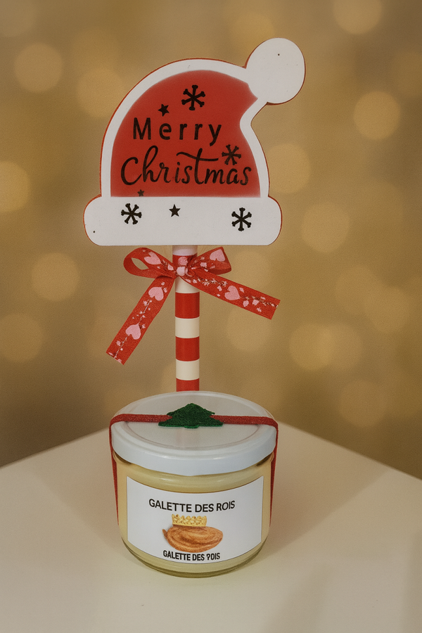 BOUGIE PARFUMÉE GALETTE DES ROIS