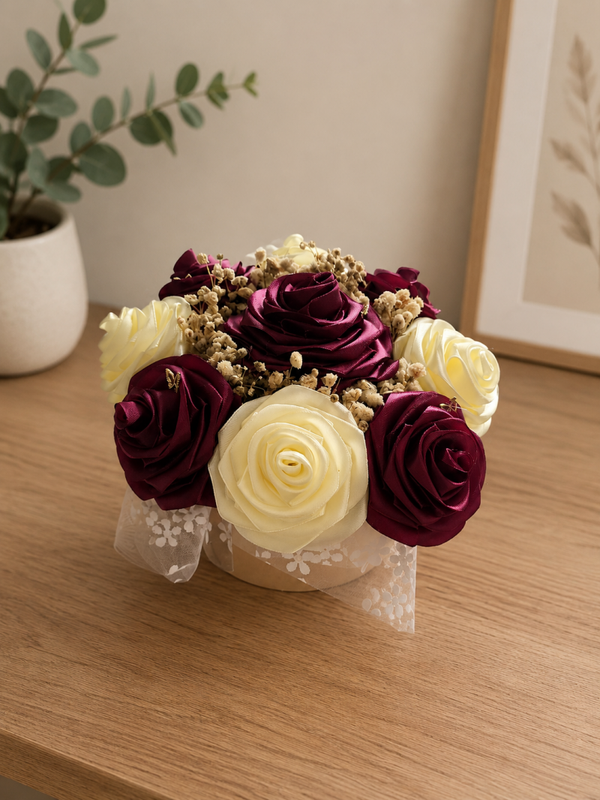Bouquet pot élégance pur