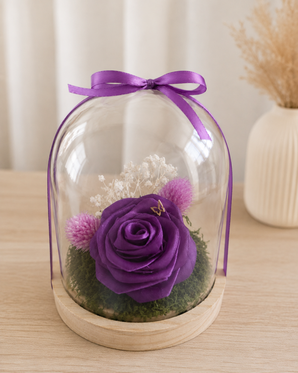 Cloche Papillon Améthyste
