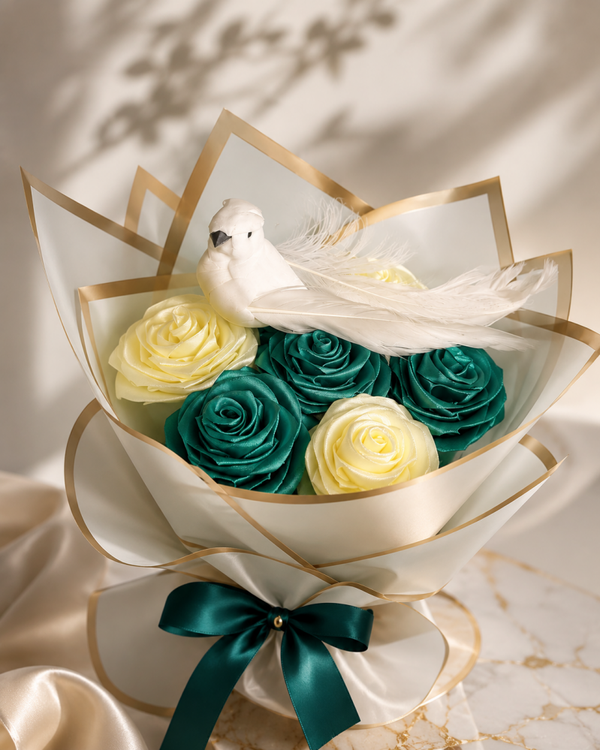 Bouquet colombe