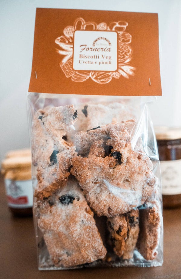 BISCOTTI VEG UVETTA E PINOLI