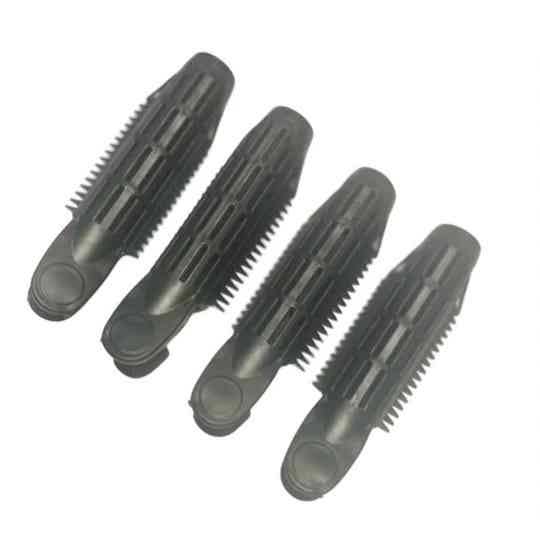 Volume clips zwart, set van 4