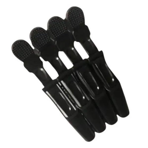 Alligatorclips zwart