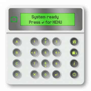 LCD keypad voor NXG centrales
