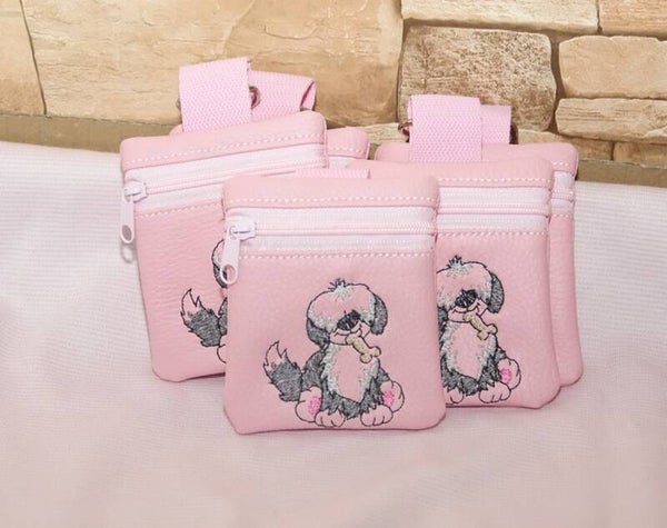 Tasche für Münzgeld mit Hund