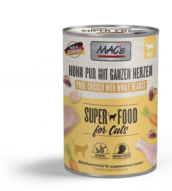 MAC’s CAT Huhn PUR mit ganzen Geflügelherzen