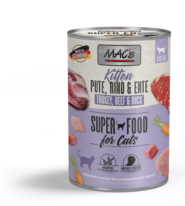 MAC’s CAT Kitten Pute, Rind & Ente