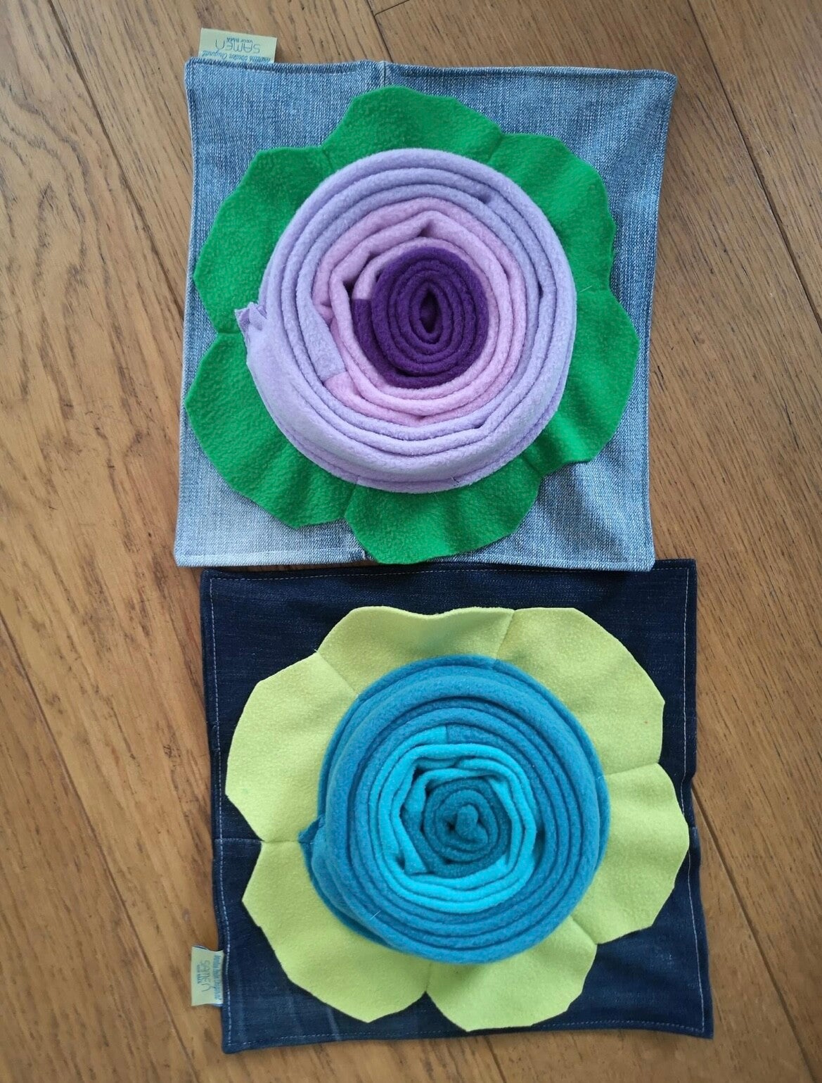 005- Themamat-Spiraalbloem
