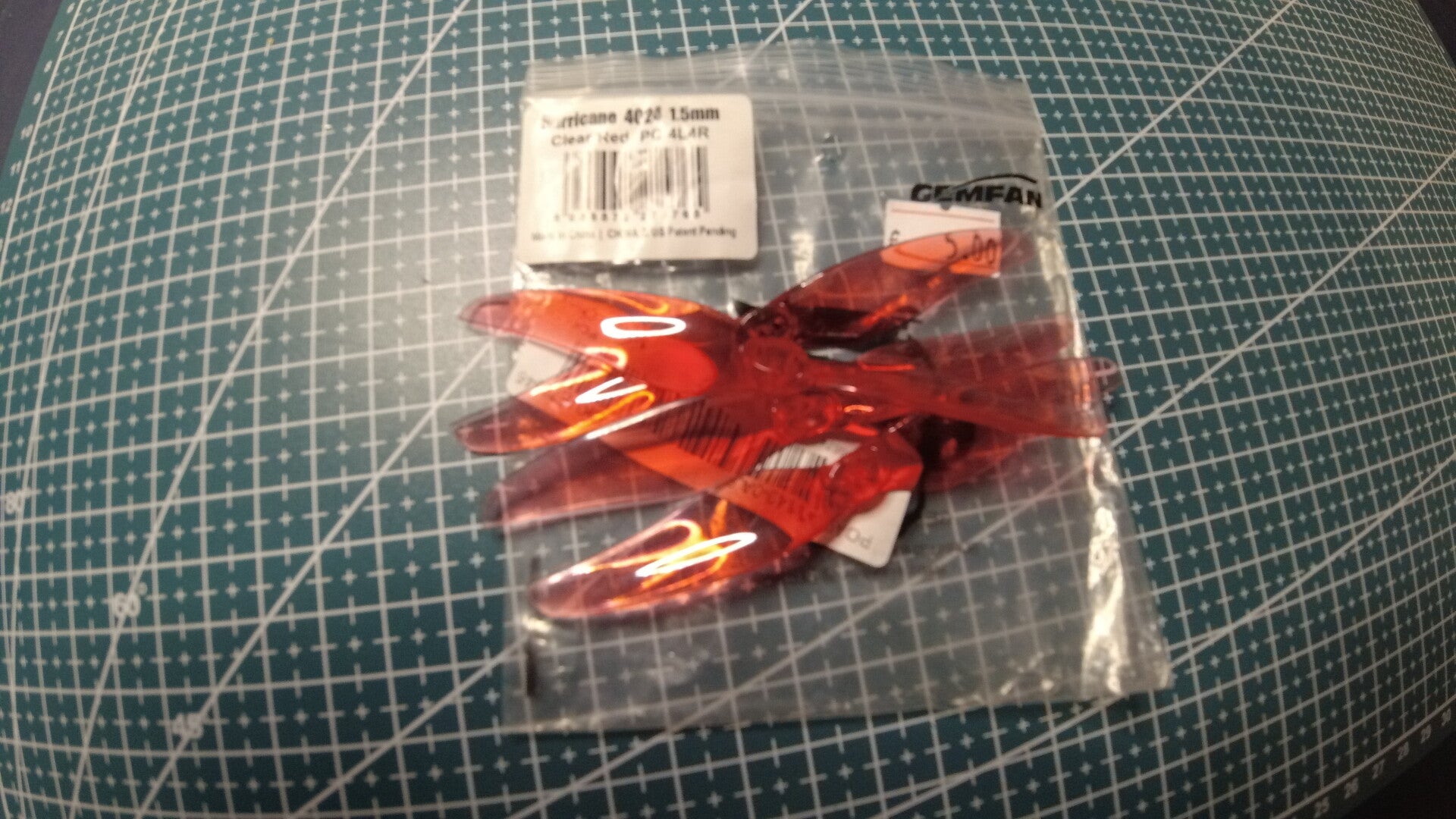 GemFan Hurricane 4024 1.5mm clear red