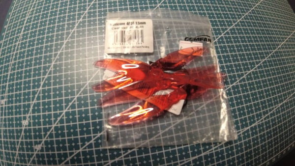 GemFan Hurricane 4024 1.5mm clear red