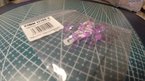 GemFan 31mm 1219S-3 1mm Clear Purple