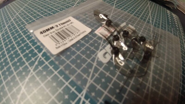 GemFan 40mm-2 1,0mm Clear Gray 4Paare
