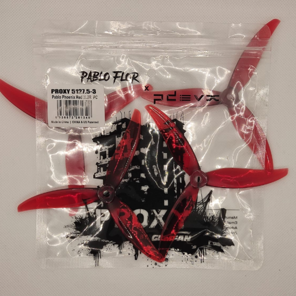 Gemfan 5127.5 PROXY PC 3 Pablo Phoenix Red