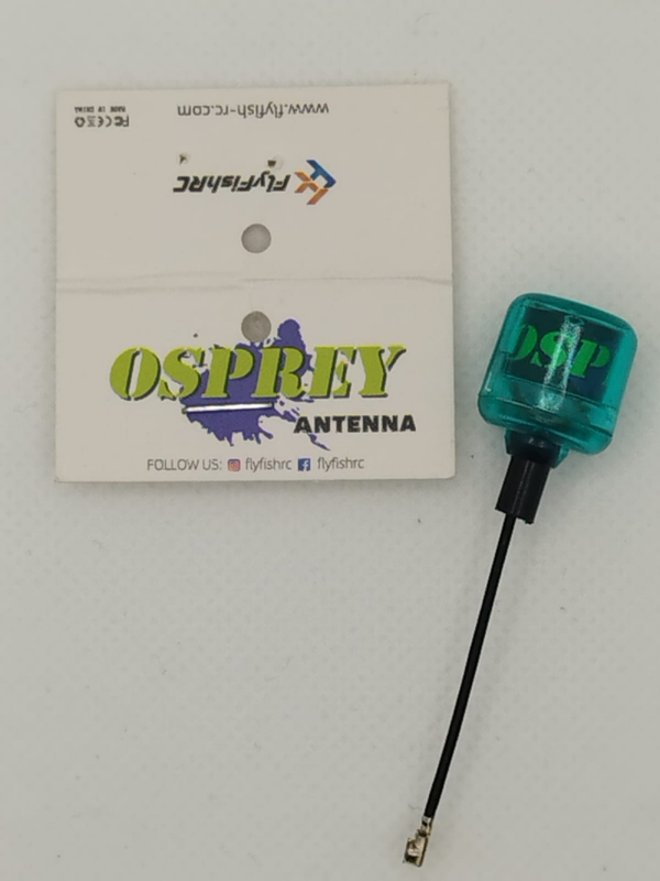 FlyfishRC Osprey Antenna 40mm 5.8Ghz Cyan LHCP Ipex