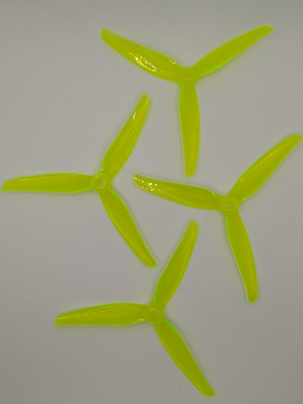IFlight Nazgul F5 Transparent Yellow 5 Zoll Propeller 3-Blatt