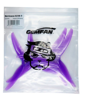 GemFan Hurricane 5236-3 5.2x3.6x3 Purple