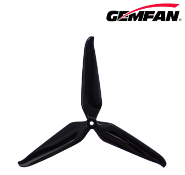 GemFan 8145-3 Black PC 2stk